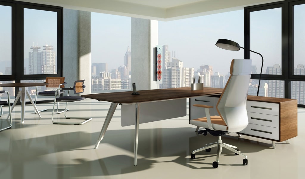 Add Class to Your Office with an L-shaped Office Desk